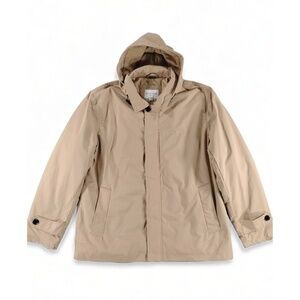 Minimalist Gorpcore Cole Haan Signature Hooded Jacket Mens XL Utility Rain Coat